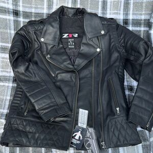 Black Leather Motorcycle Jacket